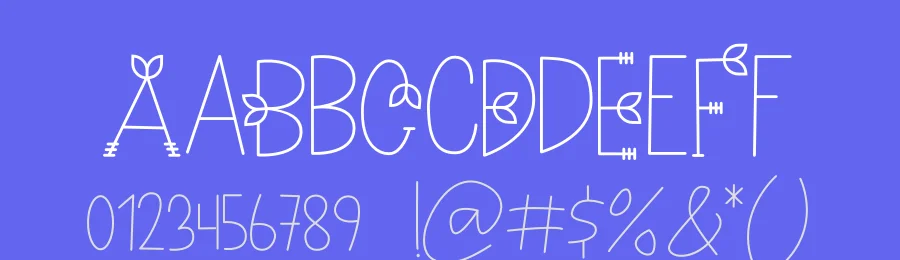 NATURE green1 by Heru Utama Putra — Script Font — thumbnail 3