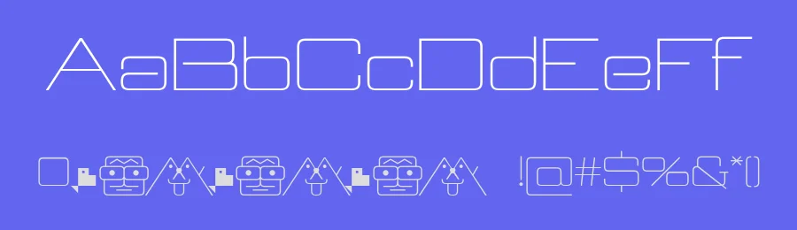 Neospace Black Expanded by Fernando Haro — Display Font — thumbnail 3