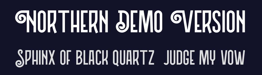 Northern Demo Version by Angin Studio — Display Font — thumbnail 2