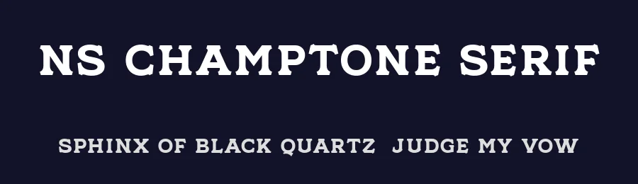 NS Champtone Serif by Novi Ananda — Sans Font — thumbnail 2