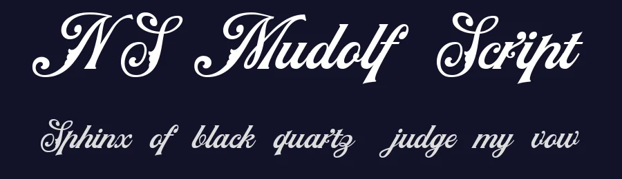 NS Mudolf Script by Novi Ananda — Sans Font — thumbnail 2