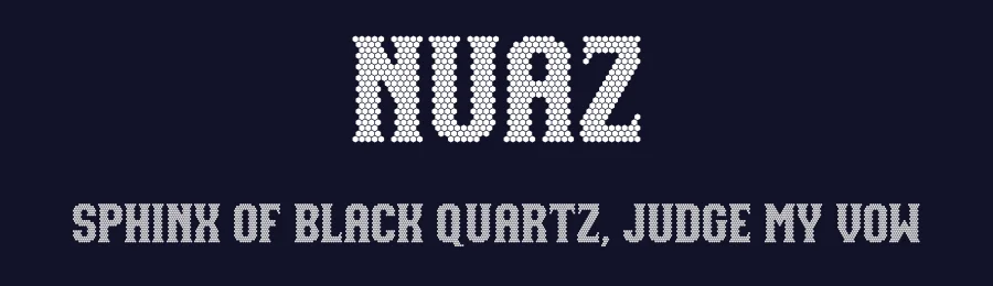 NUAZ by Situjuh Nazara — Display Font — thumbnail 2