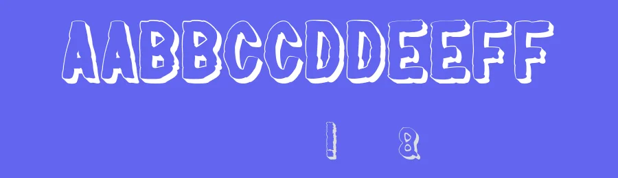 NUMBER two by dcoxy Medina Gregory — Display Font — thumbnail 3