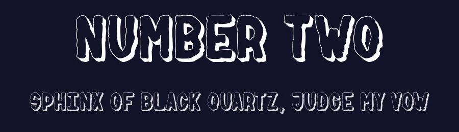 NUMBER two by dcoxy Medina Gregory — Display Font — thumbnail 2