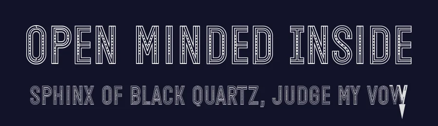 Open Minded Inside by Situjuh Nazara — Display Font — thumbnail 2