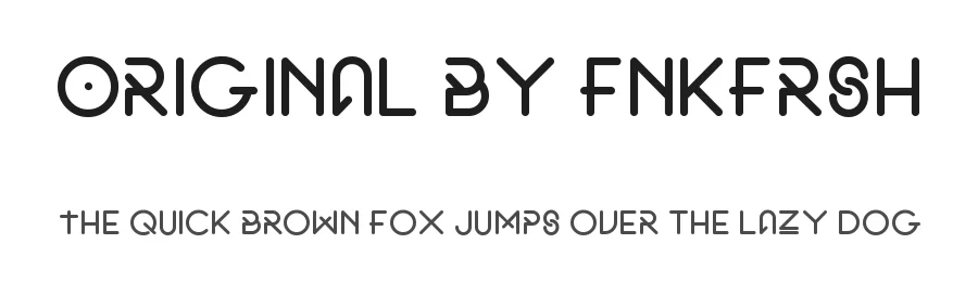 Original by fnkfrsh by Fnkfrsh β Display Font