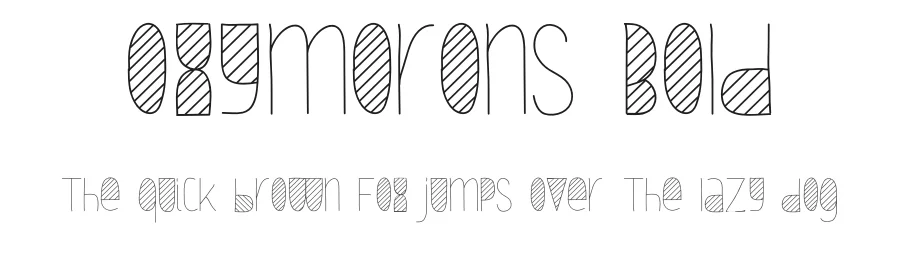 Oxymorons Bold by Paulo R β Display Font