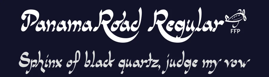 PanamaRoad Regular1 by deFharo — Script Font — thumbnail 2