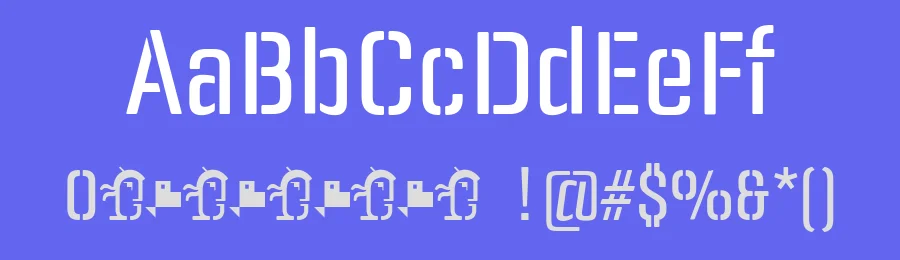 Panfleta Stencil Extra Bold by Fernando Haro — Display Font — thumbnail 3