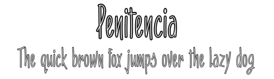 Penitencia by deFharo — Script Font
