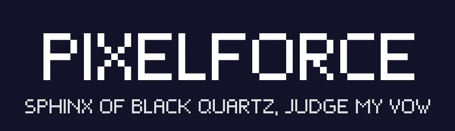 PixelForce by Daymarius — Display Font — thumbnail 2