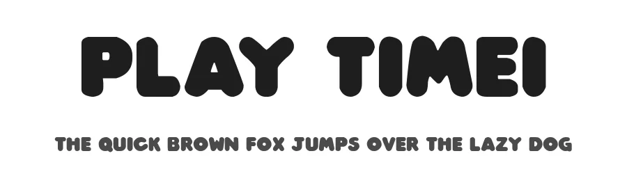 Play time1 by Joseph Dawson — Display Font