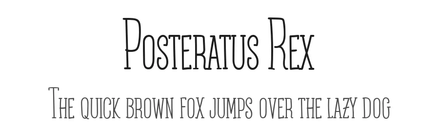 Posteratus Rex by Fernando Haro — Script Font