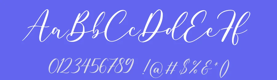 PrettyShine by Hayinah — Script Font — thumbnail 3