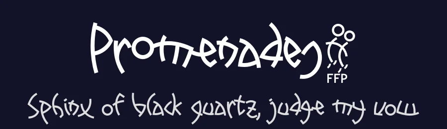 Promenades1 by Fernando Haro — Script Font — thumbnail 2