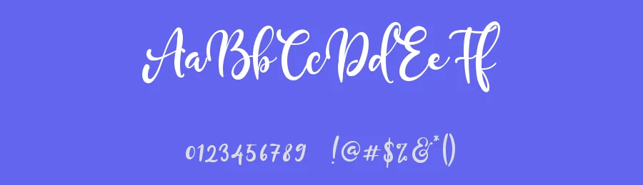 Purple Bougenville Italic by Staircase Studio — Script Font — thumbnail 3