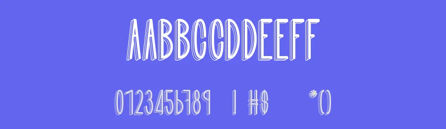 Quand tu nes pas l by Qkila — Display Font — thumbnail 3