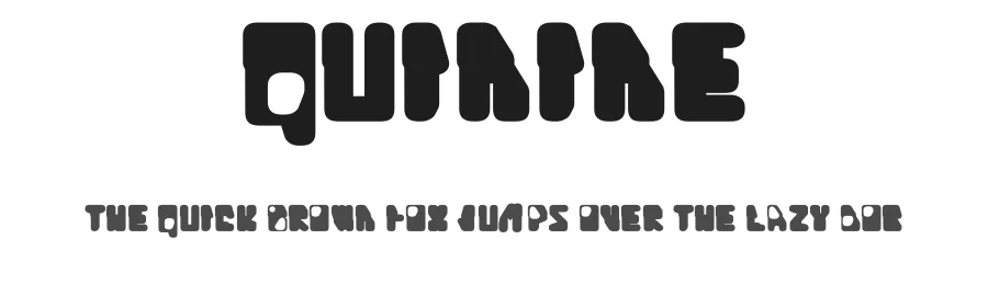 Quinine by Raymond Larabie — Display Font