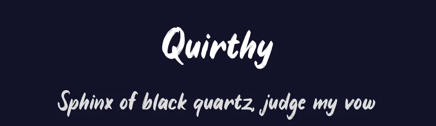 Quirthy by Ali Hamidi — Sans Font — thumbnail 2