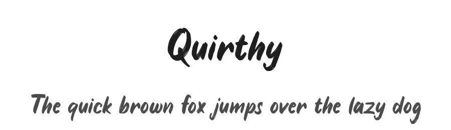 Quirthy by Ali Hamidi — Sans Font