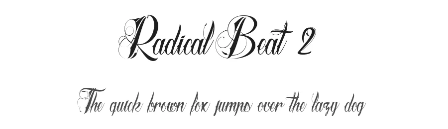 Radical Beat 2 by dcoxy Medina Gregory — Script Font