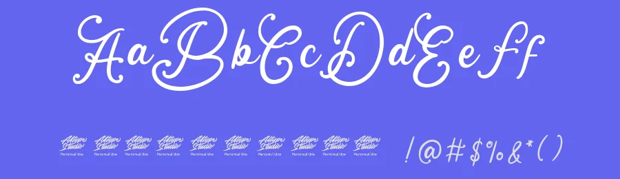 Raffadyn Personal Use by Fadli Ramadhan Iskandar — Sans Font — thumbnail 3