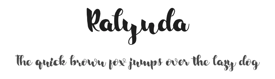 Ralynda by Alpaprana — Sans Font