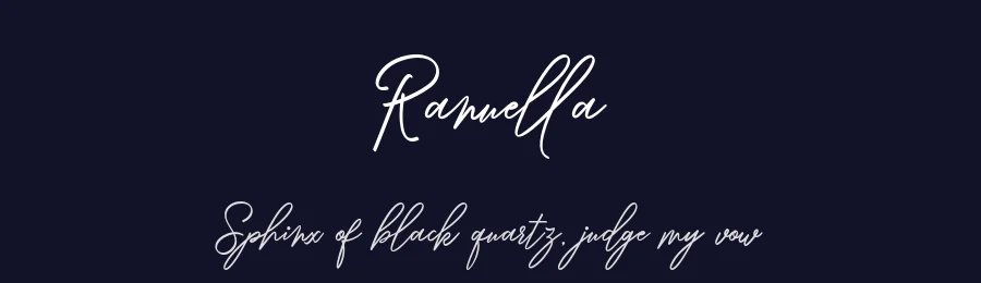 Ranuella by Amarlettering — Script Font — thumbnail 2