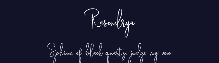 Rasendrya by Amarlettering — Script Font — thumbnail 2