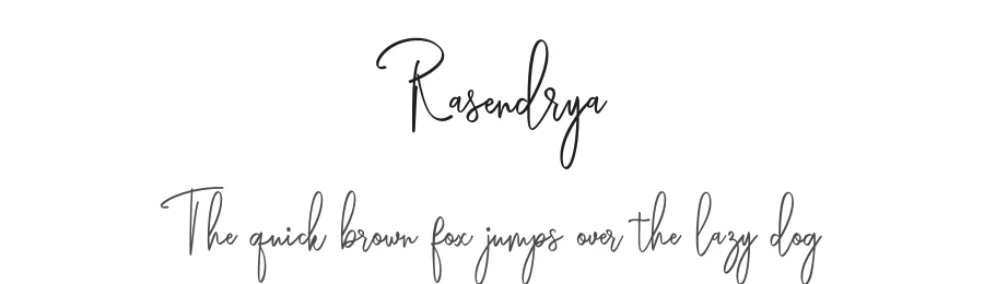 Rasendrya by Amarlettering — Script Font