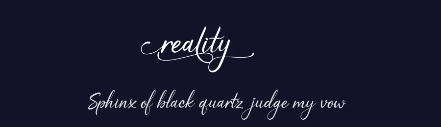 reality by Gilar Studio — Sans Font — thumbnail 2