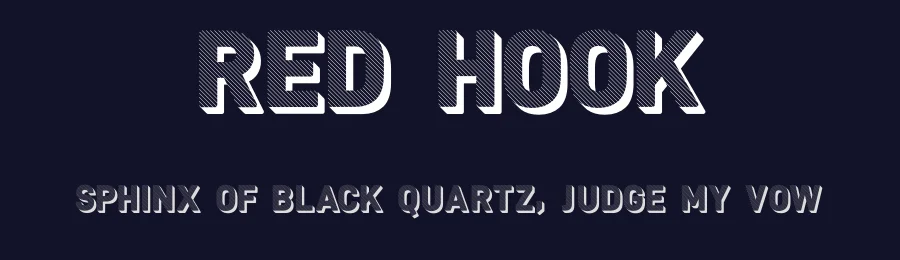 Red Hook by Alexandre Noyer — Display Font — thumbnail 2