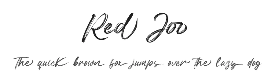 Red Joo by Green Adventure Std. 2020 — Script Font