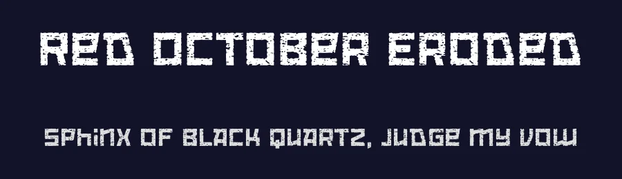 Red October Eroded by Ivan Filipov, neogrey creative — Sans Font — thumbnail 2