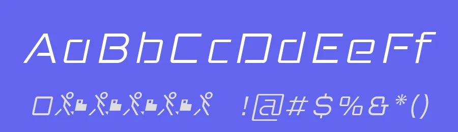 Red Thinker Light Italic by Fernando Haro — Sans Font — thumbnail 3