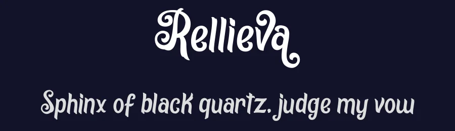 Rellieva by Yugo Priyat Moko (Holydie Studio) — Display Font — thumbnail 2