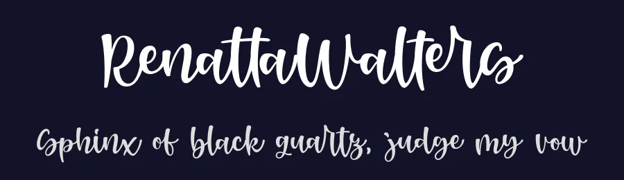 RenattaWalters by M Arif Dwi Prasetyo & Eko Nurcahyo — Display Font — thumbnail 2