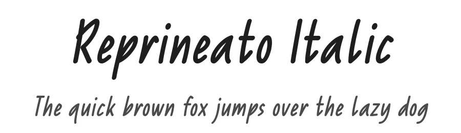 Reprineato Italic by Situjuh Nazara — Script Font