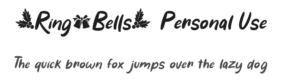 Ring Bells Personal Use by Fadli Ramadhan Iskandar — Sans Font