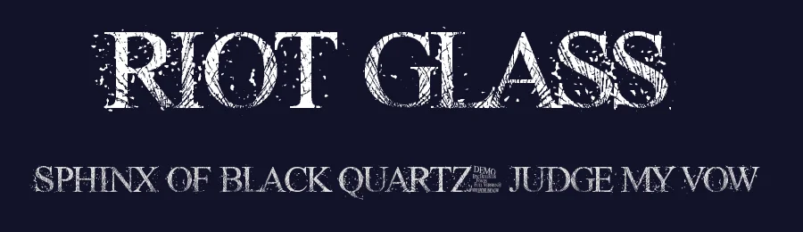 RIOT GLASS by Tom Kolodziejski — Display Font — thumbnail 2
