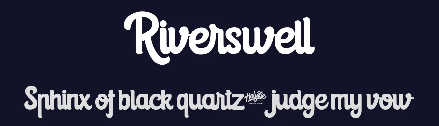 Riverswell by yugo priyat moko (Holydie Studio) — Display Font — thumbnail 2