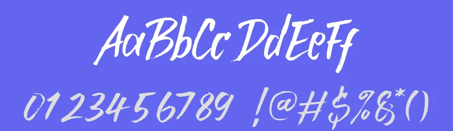Rocky Brush by Heru Utama Putra — Display Font — thumbnail 3