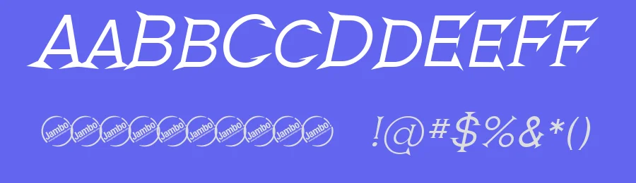 Romanicum BoldItalic by Jambo! — Display Font — thumbnail 3