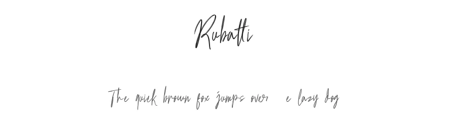 Rubatti by Girinesia 2020 — Sans Font