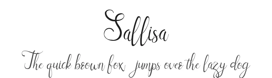 Sallisa by Pandanwangi — Sans Font