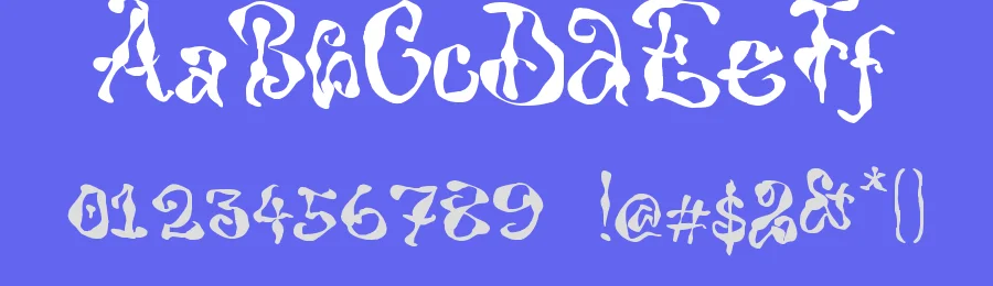 Scary Indigo by Masa Aska Sanurumi — Display Font — thumbnail 3