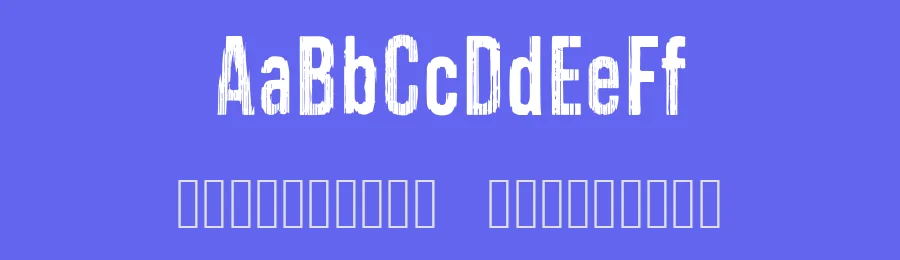 SDNoiseDemo by Sudezine — Display Font — thumbnail 3