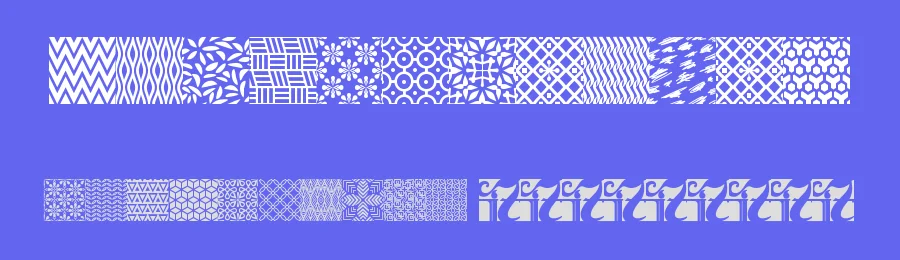 Seamless Patterns Various by Situjuh Nazara — Display Font — thumbnail 3