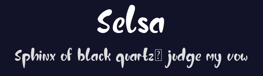 Selsa by Dede Kurniawan — Script Font — thumbnail 2