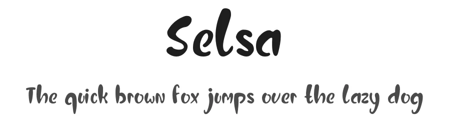 Selsa by Dede Kurniawan β Script Font